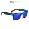 Kdeam Sports Sunglasses cross border quadrado ao ar livre colorido Óculos de sol de alta definição polarizada mudança de cor driver039s gla8832300