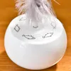 Cat Leksaker Electric Feather Toy 1pc Pet Automatic Interactive Funny Game Stick Tumbler D19 # 30