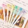 Highlighters 6pcs/set Cute Creative Highlighter Bear Fluorescent Note Pen Drawing Kawaii Office School Supplies Stationery