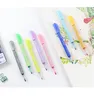 Highlighters 8pcs/lot Colorful Double Line Pen Highlighter Fluorescent Marker Candy Color Student Multicolor Hand Note For School Poster
