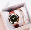 MULILAI Merk Sterrenhemel Lichtgevende Quartz Dames Horloges Magnetische Mesh Band Bloem Wijzerplaat Casual Stijl Trendy Dames Watch2193