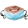face mask adult printing hanging ears cotton funny masks men women dust-proof and anti-haze facemasks washable