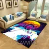 Dywany Scarface 3D Drukuj miękkie dywaniki flanelowe Antyplip duże dywaniki Dekoracja domu do salonu 1600293