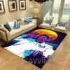 السجاد Scarface 3D Print Soft Flannel Rugs Antislip كبير السجاد السجاد الديكور لغرفة المعيشة غرفة نوم 1600293