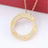 pieno cz acciaio inossidabile amore collane pendenti moda collana girocollo donna uomo amante neckalce regalo gioielli con borsa di velluto208S