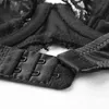 Kvinnors Underkläder Set Transparent Lace Push Up Bra Underkläder Sexiga Ultrathin Cup Brassiere Kvinnor Panties Underkläder Set X0526