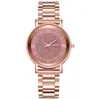 Luxury Women Watches Diamond Rose Gold Ladies armbandsur Magnetic Armband