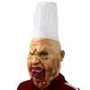 Maschera in lattice da macellaio sanguinante Halloween Horror Fancy DrParty Costume Puntelli Casa stregata Cosplay Heaear X0803