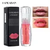 Handaiyan Jelly Lip Gloss Fuller Lips Plump 6 Color Option Option Mint مرطب 3D Crystal Cosmetics Makeup Lipgloss