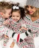 2021 Boże Narodzenie piżamy ins nowa świąteczna mama tata dzieciak dziecięcy z nuty nuty nocne odzież domową Rodzina pasująca PJS 2P2R2586226