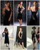 In stock Women Satin Deep V Neck Sexy Dress Solid Straight Pajamas Party Dress Elegant Female Summer Spaghetti Strap Casual 2022