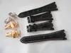 Hochwertiges Armband mit Schnalle, schwarzbraunes Lederarmband, Designer-Modeuhren für Herren, 28 mm