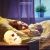 Bedroom lighting cute piggy silicone pat light home decoration lights