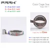 FRRK Flat Male Cage with Allen Key Bondage Belt Steel Penis Rings Small Metal Cock-Lock Intimate BDSM Sex Toys for Men 2111292413852