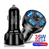 Car USB Charger 7A 48W 4 Port Szybki ładowanie QC 3.0 Uniwersalne szybkie ładowanie na iPhone Samsung Samochodowy Adapter papierosów