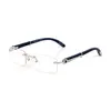 Мода Cartir Солнцезащитные очки бестселлеры Classic Men Business Cless Style Square Cut линзы изысканные D-образные металлические простые линии, оснащенные рецептом, рецепт