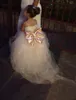 2021 Pageant Dresses For Girls Spaghetti Sleeveless Flower Girl Dresses White Ivory Champagne Kids Ball Gowns Wedding Dress Sash Beading Belt