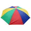 Czapki na zewnątrz parasol czapka parasol łowić nad głową podwójne składanie zajęcia turystyczne piesze krem ​​przeciwsłonecznych cień deszczowy