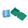 Anti -aanbak wax containers 9 ml blok vorm siliconen container voedselkwaliteit potten dab gereedschap opslagpotolie houder voor rookaccessoires6274362