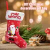 Christmas Decorations DIY Stockings Snowman Diamond Painting Fabric Ornaments Tree Socks Pendants Gifts Bag Party Decor