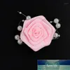 Wedding Groom Boutonnieres Artificial Flowers Buttonhole For Men Pins Beaded Boutonniere Mariage Prom Ceremony Flower XH5211 Factory price expert design Quality