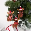 جديد هدايا عيد الميلاد الأيائل قلادة شجرة عيد الميلاد الديكور المعلقات لطيف جميل ساحر سعيد عيد ميلاد سعيد VT1766