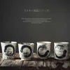 Japão e copo de chá de cerâmica da Coreia do Sul Estoare pintado à mão Kung Fu café leite 210804