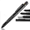 Multifunction Portable Self Defense Pen Portable outdoor hiking camping Traveling EDC Tool knife LED Flashlight lights Emergency Survival Tools