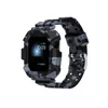 Apple Watch 44/42/40 / 38mmストラップブレスレットIWATCHシリーズSE 6 5 4 3迷彩ウォッチバンド
