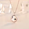 Hemiston 925 Streling Silver shell Star Charm Necklace with Zircon,Brand New Fashion Jewelry Link Chain Gift For Women Men Q0531