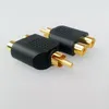 RCA jack Y Splitter AV Audio Vidéo Câble Adaptateur 1 Mâle à 2 Femelle Convertisseur