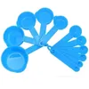 Home Keuken Bakken Accessoire 11 stks / set Plastic Meetbekers en Lepels Set Professionele Koffie Zout Meel Sugar Scoop ZC854