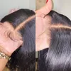 28 30 40 cali Brazylijskie proste wchylenie czołowe 13x4 Koronkowe przednie ludzkie włosy Premodowe dziewicze włosy dla kobiet4705544