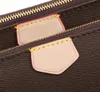 مصمم السيدات الكتف الكتف سلسلة العلامة التجارية Crossbody مصمم حقيبة يد فاخرة محفظة ثلاثية في واحد في واحد حقيبة 22299