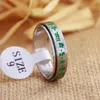 Cluster Rings Stainless Steel Rotatable Buddhist Mantra Ring For Men Women Prayer Religious Faith Devout Believer Jewelry