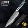 Şam çelik bıçak seti mutfak şef bıçağı Japon çelik vg10 süper keskin santoku bıçaklar kemik bıçağı enfes kabuk kolu new4117932