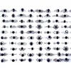 Toptan 100 adet / kutu kadın Parmak Yüzük Vintage Siyah Cam Kristal Antik Gümüş Kaplama Retro Tarzı Takı Yüzük Parti Hediyeler ile bir Kutu