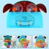 Baby Bath Toys Bathtub Shooting Basketball Hoop Balls Playset För Badrum Småbarn Pojkar Flickor Vatten Toy Dusch Barn 210712