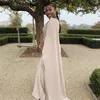 2021 Champagne Nude Mermaid Bridesmaid Dresses With Cape For Weddings African One Shoulder Plus Size Party Sweep Train Maid of Hon6645147