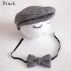 Newborn Baby Peaked Beanie Cap Hat Bow Tie Po Pography Prop Infant Boy Caps5026489