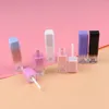 5ml Gradient Color Lipgloss Plastikowe Pojemniki na butelkę Pusta Wyczyść Lip Gloss Tube Eyeliner Container Eyeliner