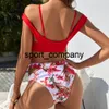 2021 frauen Neue Ankunft Badeanzug Zwei Stück Bikini Sexy Rohr Top Bademode Weiblichen Sommer Sexy Strand Tragen Druck Body