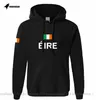 Moletons com capuz masculinos Ireland Men Sweatshirt Sweat Hip Hop Streetwear Soccer Jerseyes Footballer Tracksuit Nation Irish Flag Eire IE