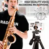 Sistema de micrófono inalámbrico UHF Mic Clip en instrumentos musicales saxofón trompeta saxofón cuerno tuba flauta clarinete tubo