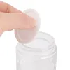 Récipient cosmétique de bouteille de crème de bocal en verre clair dépoli avec couvercle en or rose 5g 10g 15g 20g 30g 50g 100g Bouteilles d'emballage pour baume à lèvres