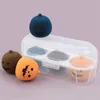 3/6pcs Halloween Pumpkin Makeup Sponges Professional Facial Liquid Cream Powder Puff For Foundation Cosmetic Make Up Tools