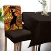 Coprisedie Coprisedie Stile Etnico Donna Africana Per Sedie Da Sala Da Pranzo Set Da Soggiorno Con Schienale Alto Cucina Di Casa