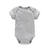 Baby Leisure Jumpsuits Plain Clothes Newborn Clothing 0-1 Years Old Solid Color Kids Suit