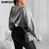 Kobiety Jesień Z Długim Rękawem Zip Bluzy Casual Solid Bluza Slim Gorset Sportowy Trening Gym Kurtka 211014