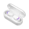 TWS F9 Mini Fone Bluetooth Wireless Earphone Fingelavtryck Kontroll Hörlur Stereo Sport Gaming Headset Buller Avbrytande öronsnäckor med mikrofon